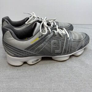 FootJoy HyperFlex II Mens Grey Silver Spiked Golf Shoes 51036 Size 10.5 M